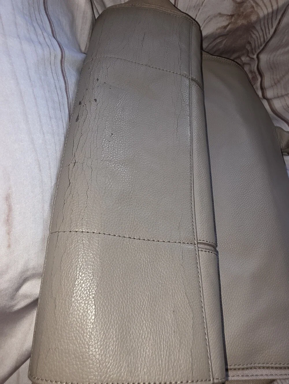 Tory Burch Ella Large Leather & Canvas Tote